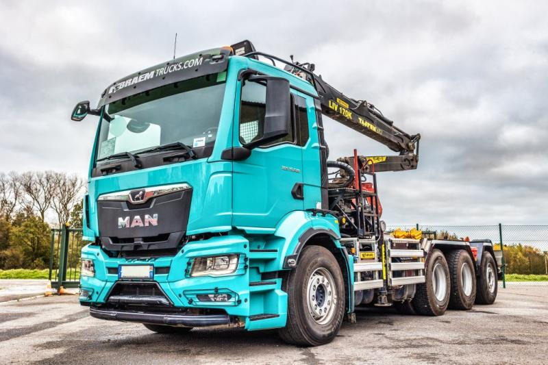 MAN TGS 35.520 BL-8x4-4 BL+TAJFUN L170 K - Hook lift truck, Crane truck: picture 3 MAN TGS 35.520 BL-8x4-4 BL+TAJFUN L170 K - Hook lift truck, Crane truck: picture 3