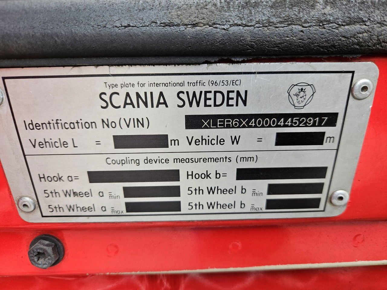 Cab chassis truck Scania 144 530 6X4 Manual Pump AND Injectros - Full Sprin G: picture 10