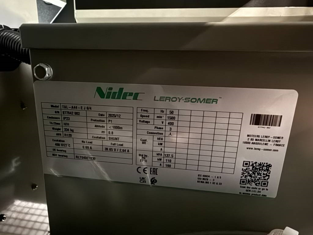 Leasing of Cummins 6BTA5.9-G2 - 138 kVA Generator - DPX-19836  Cummins 6BTA5.9-G2 - 138 kVA Generator - DPX-19836: picture 22