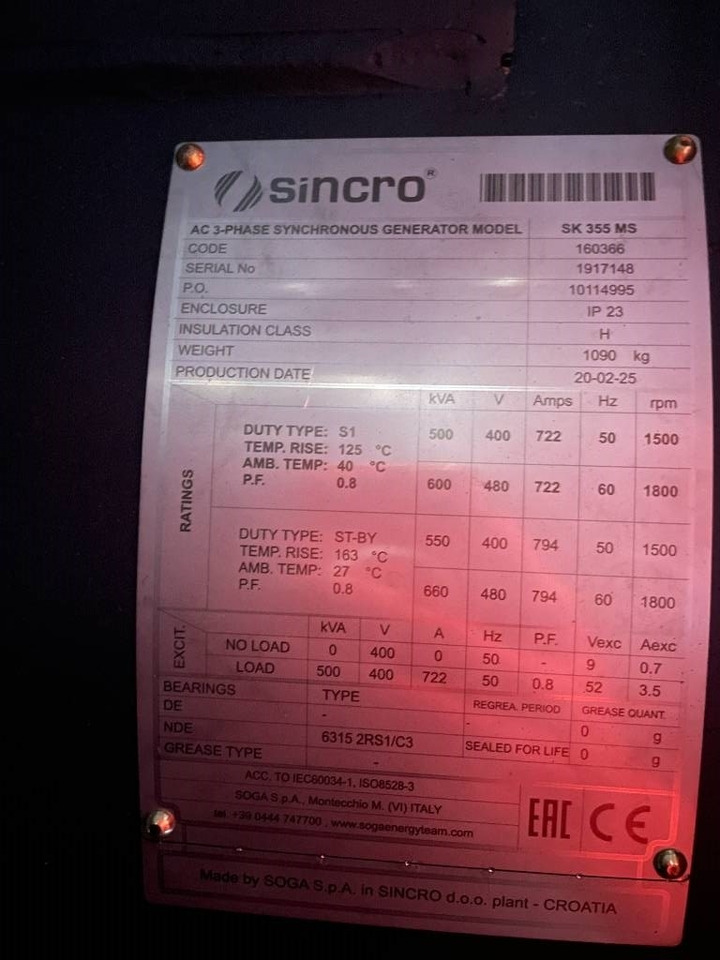 New Generator set Scania DC13 - 550 kVA Generator - DPX-17953: picture 18
