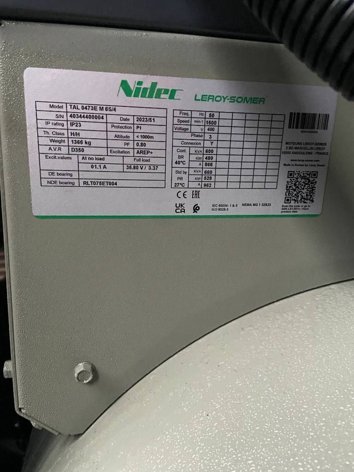 Leasing of Scania DC16 - 660 kVA Generator - DPX-17954  Scania DC16 - 660 kVA Generator - DPX-17954: picture 18