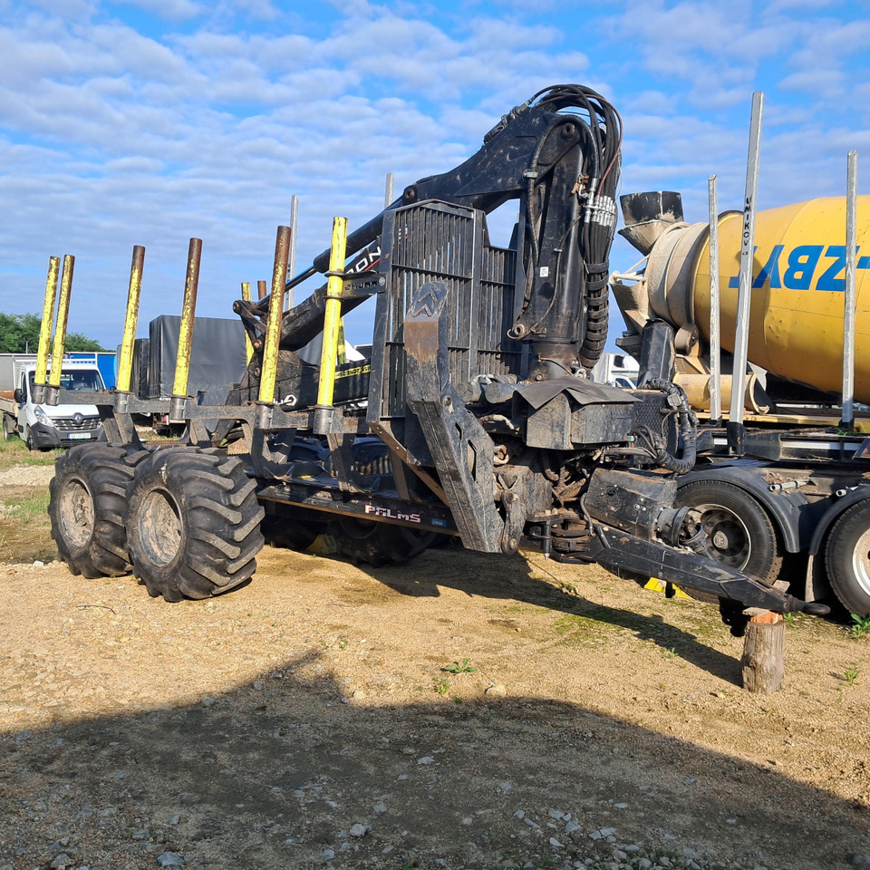 Log trailer ZESTAW DO ZRYWKI PALMS 15U nr 24755 + ŻURAW KRONOS GRIPTO 1009 - PRZYCZEPA DO ZRYWKI DREWNA - LEŚNA: picture 1