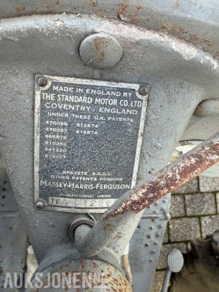 1960 Massey Ferguson Gråtass - Farm tractor: picture 5 1960 Massey Ferguson Gråtass - Farm tractor: picture 5