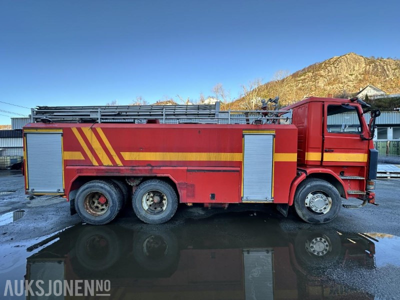 Fire truck 1992 Scania R 113ML - 400 6X2 Tankbil/Brannbil med vannkanon - Repobjekt, 553874km: picture 6