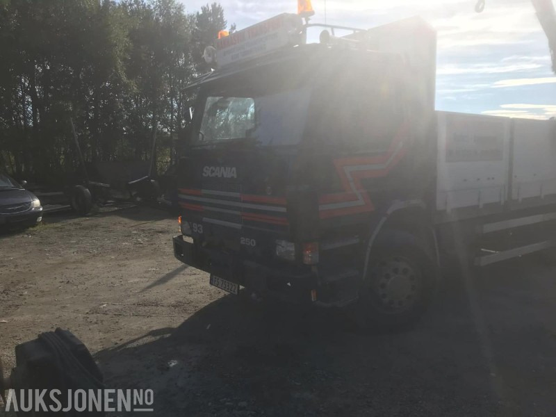1994 Scania P-93 M - Planbil med bakmontert kran - Palfinger PK 7501 - Crane truck: picture 4 1994 Scania P-93 M - Planbil med bakmontert kran - Palfinger PK 7501 - Crane truck: picture 4