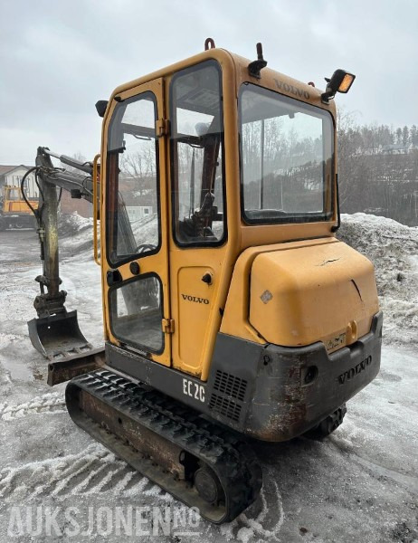 2002 Volvo EC20xt minigraver PUSSESKUFFE TANNSKUFFE MVA FRI 7136 timer - Mini excavator: picture 5 2002 Volvo EC20xt minigraver PUSSESKUFFE TANNSKUFFE MVA FRI 7136 timer - Mini excavator: picture 5