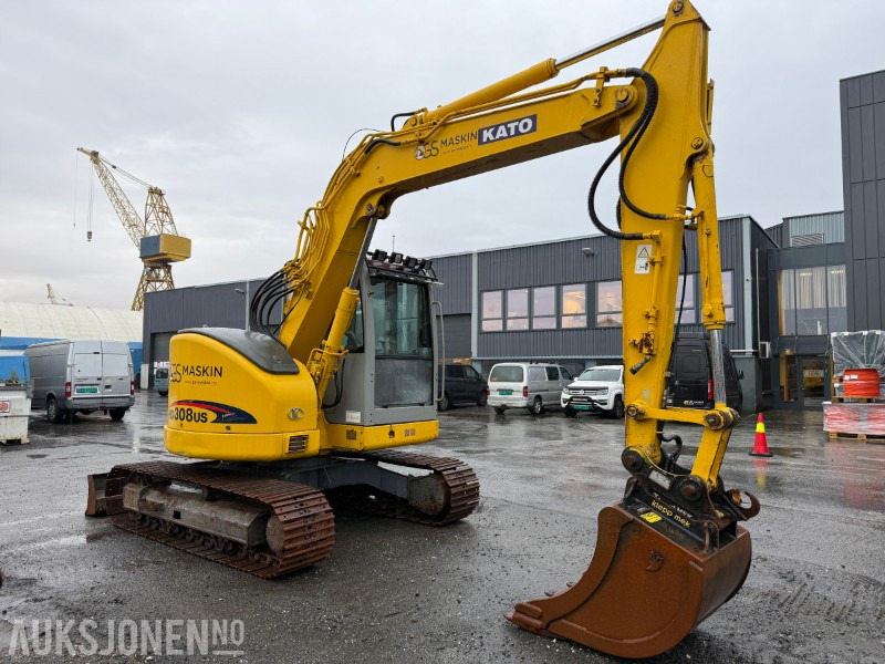2008 Kato HD 308 US 8-tonns gravemaskin - Klepp hurtigfeste - Klepp graveskuff + pusseskuff m/tilt - 3927 timer - Excavator: picture 3 2008 Kato HD 308 US 8-tonns gravemaskin - Klepp hurtigfeste - Klepp graveskuff + pusseskuff m/tilt - 3927 timer - Excavator: picture 3
