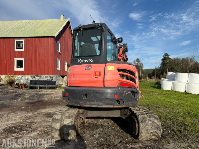 2012 Kubota U55-4 5,5 tonns gravemaskin med Steelwrist rototilt og 2 skuffer - Excavator: picture 5 2012 Kubota U55-4 5,5 tonns gravemaskin med Steelwrist rototilt og 2 skuffer - Excavator: picture 5