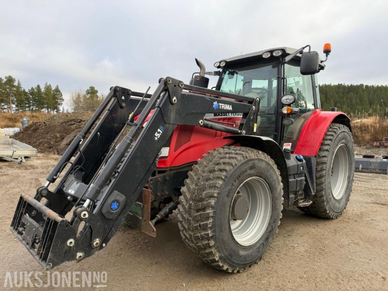 2013 Massey Ferguson 7616 Dyna-6 med Trima +5.1P frontlaster - Farm tractor: picture 1 2013 Massey Ferguson 7616 Dyna-6 med Trima +5.1P frontlaster - Farm tractor: picture 1