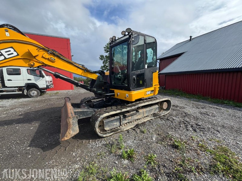 2014 JCB JCB 86C-1 ENGCON S50 TILT, 3 SKUFFER 3481T gravemaskin - Excavator: picture 2 2014 JCB JCB 86C-1 ENGCON S50 TILT, 3 SKUFFER 3481T gravemaskin - Excavator: picture 2