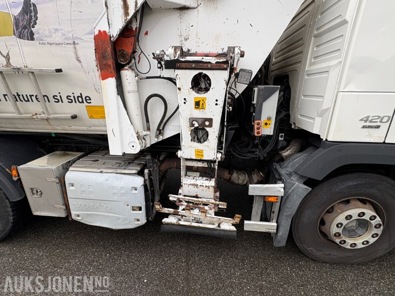 2014 Volvo FM420 EURO 6 sidelaster / komprimatorbil / renovasjonsbil - leveres med ny EU godkjenning - Garbage truck: picture 5 2014 Volvo FM420 EURO 6 sidelaster / komprimatorbil / renovasjonsbil - leveres med ny EU godkjenning - Garbage truck: picture 5