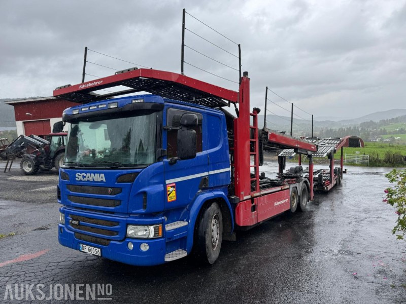 2015 Scania P 450 biltransport med henger / EU-godkjent - Autotransporter truck: picture 1 2015 Scania P 450 biltransport med henger / EU-godkjent - Autotransporter truck: picture 1