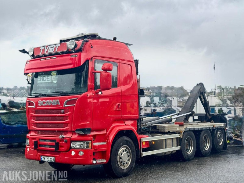 2015 Scania R-serie – Krokbil 8x4 - Joab krok - Eu-godkjent til 3/26 - Km: 308323 - Hook lift truck: picture 1 2015 Scania R-serie – Krokbil 8x4 - Joab krok - Eu-godkjent til 3/26 - Km: 308323 - Hook lift truck: picture 1