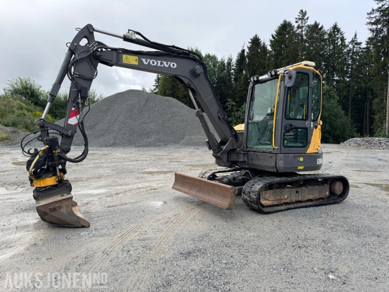2016 Volvo ecr58d beltegraver 4301t, tiltrotator, pusseskuff,steinskuff - Mini excavator: picture 1 2016 Volvo ecr58d beltegraver 4301t, tiltrotator, pusseskuff,steinskuff - Mini excavator: picture 1