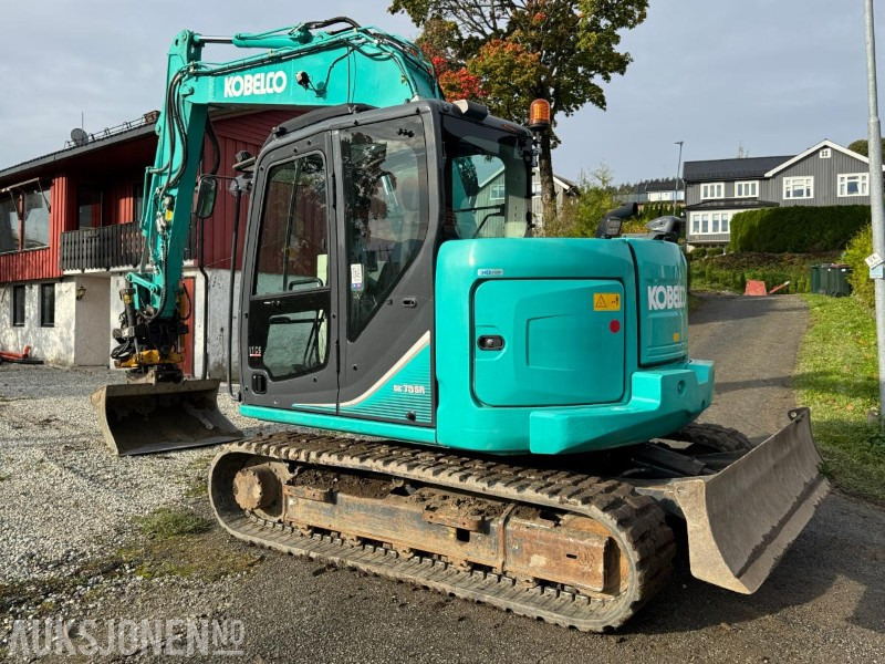 2018 Kobelco SK75SR-3E gravemaskin med 2 skuffer / Tiltrotator - Excavator: picture 3 2018 Kobelco SK75SR-3E gravemaskin med 2 skuffer / Tiltrotator - Excavator: picture 3