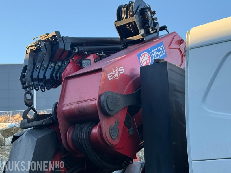 Crane truck 2018 Volvo FH540 KRANBIL HMF8520 KRAN M/JIBB EURO 6 SERVICEHISTORIKK 551HK.: picture 15