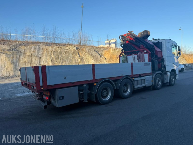 Crane truck 2018 Volvo FH540 KRANBIL HMF8520 KRAN M/JIBB EURO 6 SERVICEHISTORIKK 551HK.: picture 9