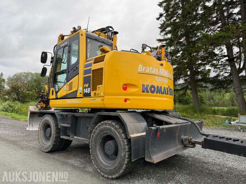 2019 Komatsu PW148-11 Hjulgraver - Leddet bom - GPS - Excavator: picture 4 2019 Komatsu PW148-11 Hjulgraver - Leddet bom - GPS - Excavator: picture 4
