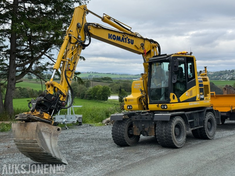 2019 Komatsu PW148-11 Hjulgraver - Leddet bom - GPS - Excavator: picture 1 2019 Komatsu PW148-11 Hjulgraver - Leddet bom - GPS - Excavator: picture 1