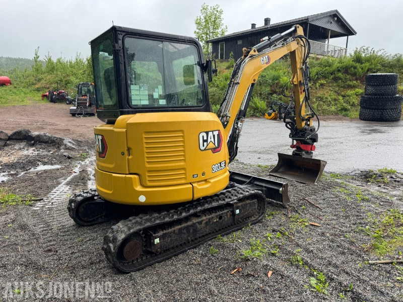 2020 Cat 303,5 ECR Gravemaskin - Beltegraver - Rototilt - 3 skuffer - Excavator: picture 5 2020 Cat 303,5 ECR Gravemaskin - Beltegraver - Rototilt - 3 skuffer - Excavator: picture 5