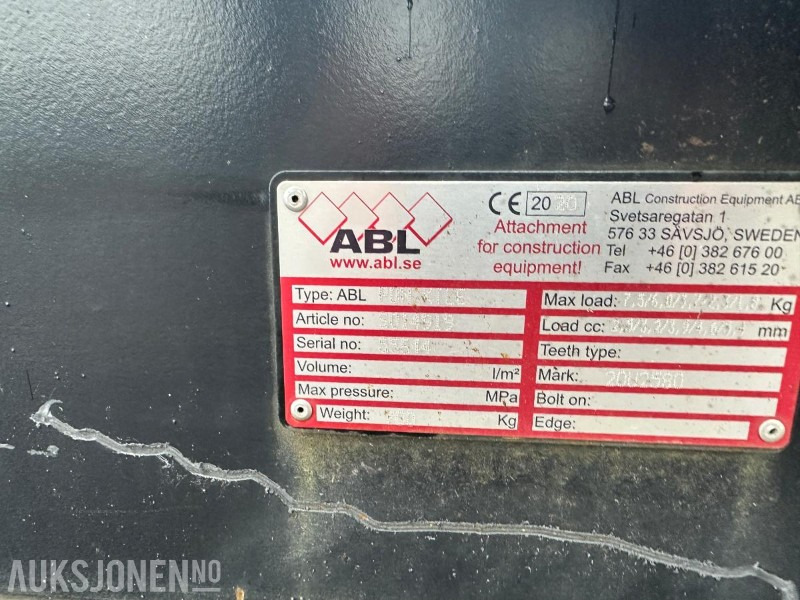 ABL Meget kraftig kranarm med CAT 972 / 982 Feste - Ubrukt og ny - Construction equipment: picture 5 ABL Meget kraftig kranarm med CAT 972 / 982 Feste - Ubrukt og ny - Construction equipment: picture 5