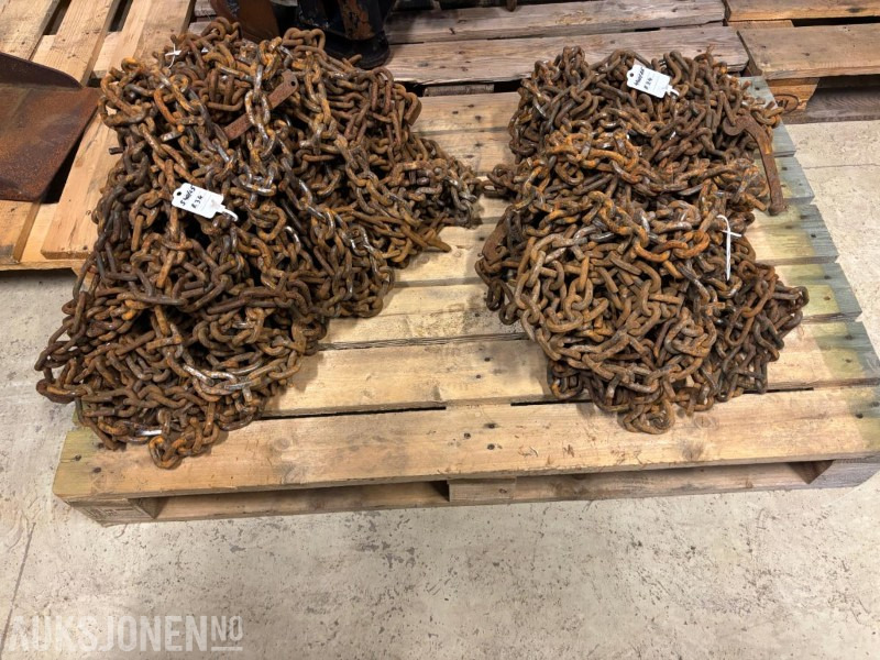 Kjettingsett 2stk 440/65-R24 - Agricultural machinery: picture 1 Kjettingsett 2stk 440/65-R24 - Agricultural machinery: picture 1