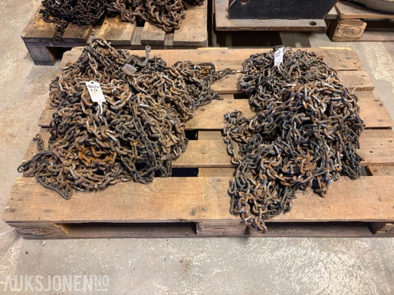 Kjettingsett 2stk 460/85 R38 - Agricultural machinery: picture 1 Kjettingsett 2stk 460/85 R38 - Agricultural machinery: picture 1