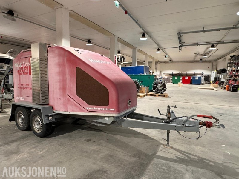 2010 HeatWork HW 3600 Mobilt varmekraftverk med diverse matter og 5 stk CliWi air systems 300 - Attachment for Construction machinery: picture 3 2010 HeatWork HW 3600 Mobilt varmekraftverk med diverse matter og 5 stk CliWi air systems 300 - Attachment for Construction machinery: picture 3