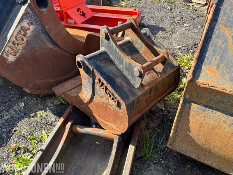 Nasta skuff med S40-feste – kraftig og hel skuff, klar for bruk - Attachment for Construction machinery: picture 4 Nasta skuff med S40-feste – kraftig og hel skuff, klar for bruk - Attachment for Construction machinery: picture 4