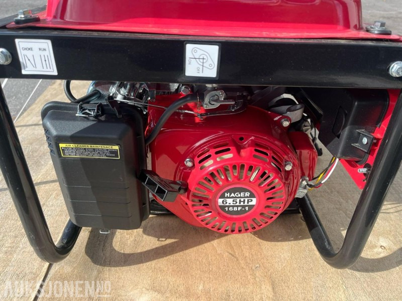 HAGER BENSIN AGGREGAT *UBRUKT* - Construction equipment: picture 4 HAGER BENSIN AGGREGAT *UBRUKT* - Construction equipment: picture 4