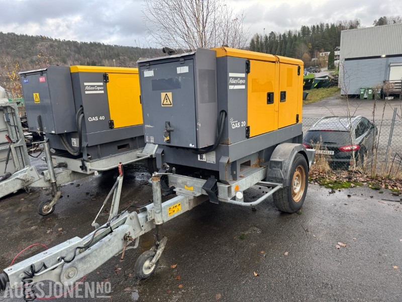 2010 Atlas Copco Atlas Copco QAS 20 - Strømaggregat 20 kVA, 400/230V - Industrial equipment: picture 2 2010 Atlas Copco Atlas Copco QAS 20 - Strømaggregat 20 kVA, 400/230V - Industrial equipment: picture 2