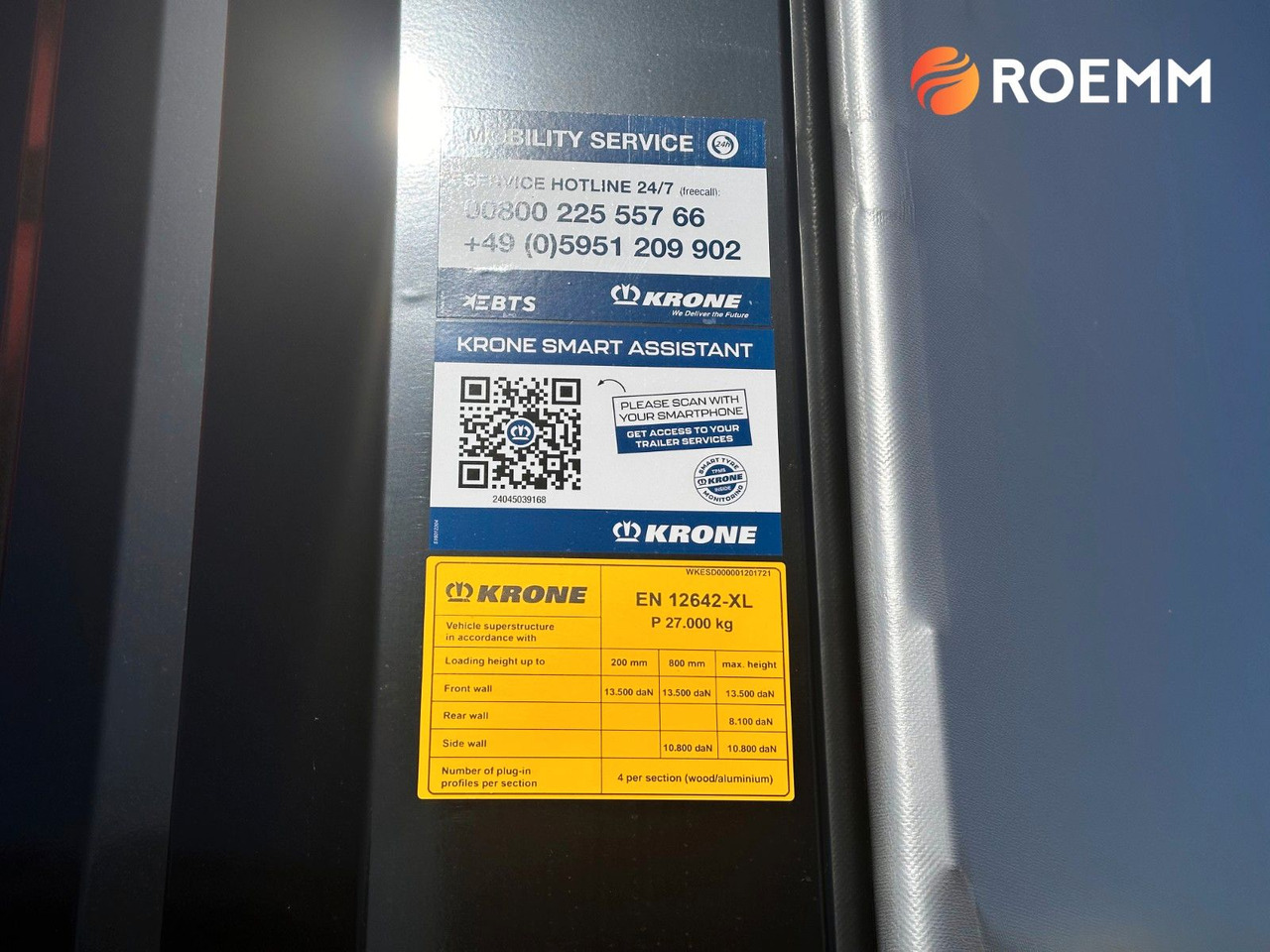 Curtainsider semi-trailer Krone ProfiLiner*XL*Lift*BPW*ADR*Getränk*Edscha*Pallet: picture 9