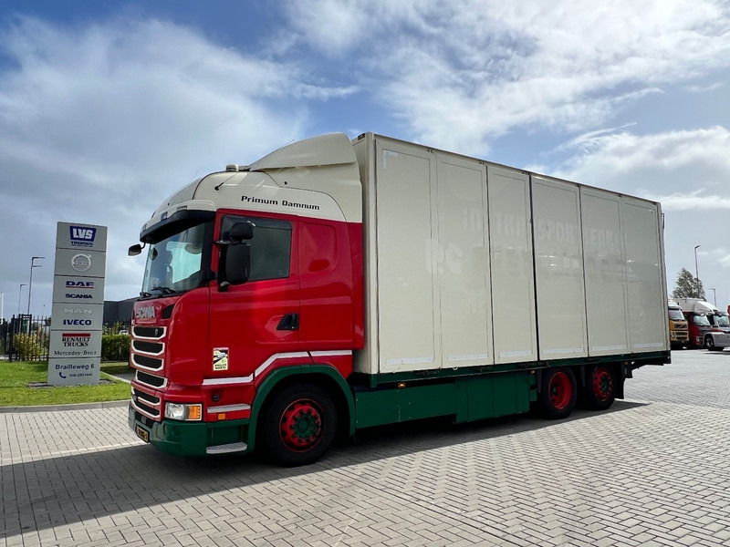 Scania R450 6x2 Highline bakwagen Retarder / Standclma / Full Air / zijdeuren - Box truck: picture 1 Scania R450 6x2 Highline bakwagen Retarder / Standclma / Full Air / zijdeuren - Box truck: picture 1