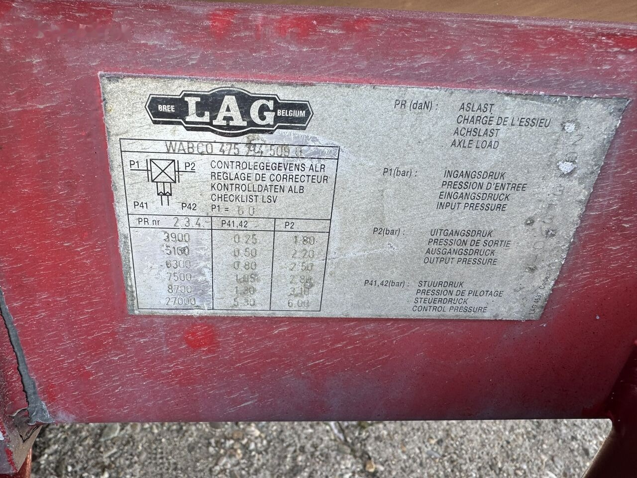 Tank semi-trailer for transportation of food LAG cisterna 30 T - sasiu inox - inox alimentar - 1998: picture 10