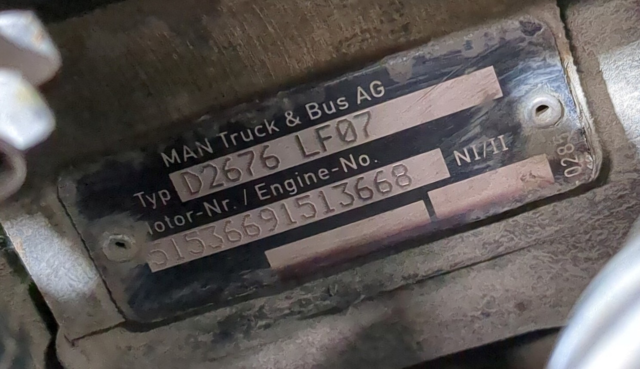 MAN D2676 LF07 MAN TGA, TGS, TGX - Engine for Truck: picture 2 MAN D2676 LF07 MAN TGA, TGS, TGX - Engine for Truck: picture 2