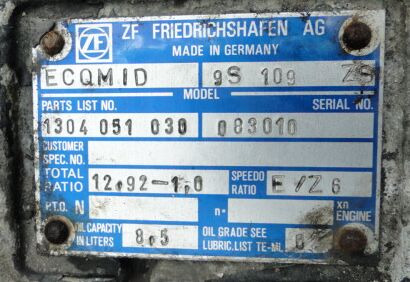 ZF Ecomid 9s109 1304051030 - Gearbox for Truck: picture 5 ZF Ecomid 9s109 1304051030 - Gearbox for Truck: picture 5