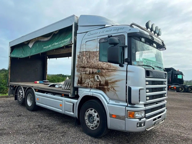 Autotransporter truck Scania R164-480 V8 Steel / Air suspension.: picture 10