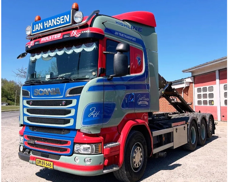Scania R580 V8 hoglift. Air / Air suspension. - Hook lift truck: picture 3 Scania R580 V8 hoglift. Air / Air suspension. - Hook lift truck: picture 3