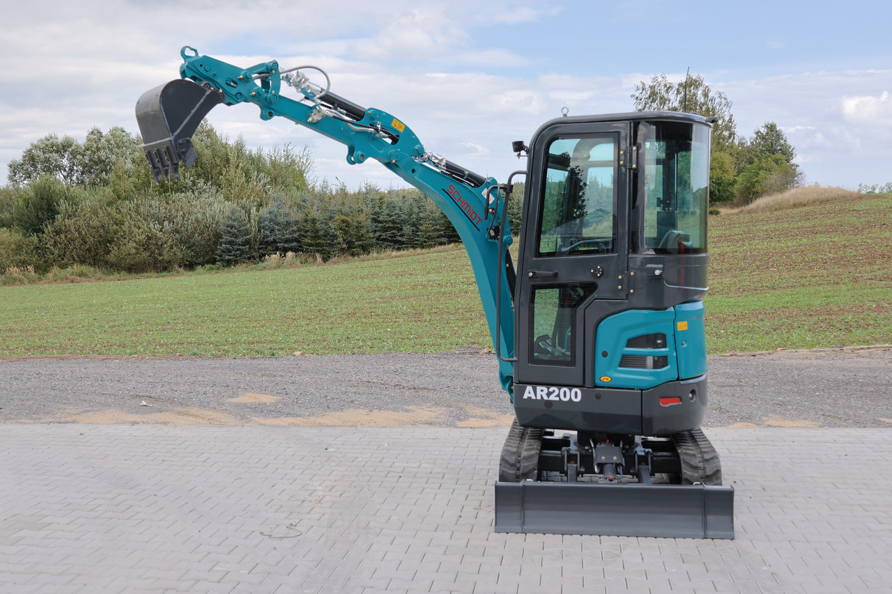 New Mini excavator SCHMiDT AR200 -  Kubota engine, Extended tracks, Swing arm: picture 15