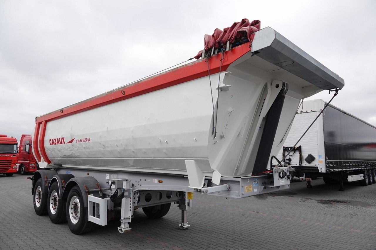 Tipper semi-trailer Benalu MENCI WYWROTKA /28 m3 / ALUMINIOWA / OŚ PODNOSZO: picture 8