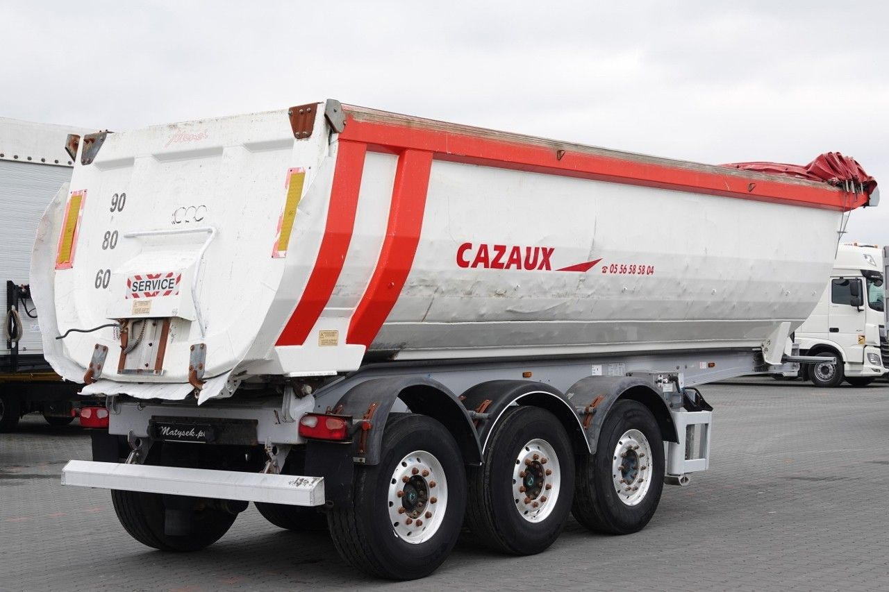 Tipper semi-trailer Benalu MENCI WYWROTKA /28 m3 / ALUMINIOWA / OŚ PODNOSZO: picture 7