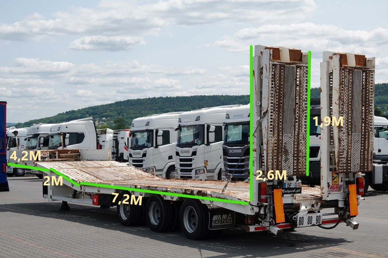 CASTERA NACZEPA LAWETA / NISKOPODWOZIOWA / 13,4 - Low loader semi-trailer: picture 2 CASTERA NACZEPA LAWETA / NISKOPODWOZIOWA / 13,4 - Low loader semi-trailer: picture 2