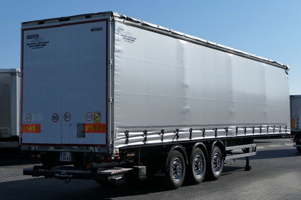 Samro CURTAINSIDER / STANDARD / LIFTED AXLE / LIFT DHO - Curtainsider semi-trailer: picture 5 Samro CURTAINSIDER / STANDARD / LIFTED AXLE / LIFT DHO - Curtainsider semi-trailer: picture 5