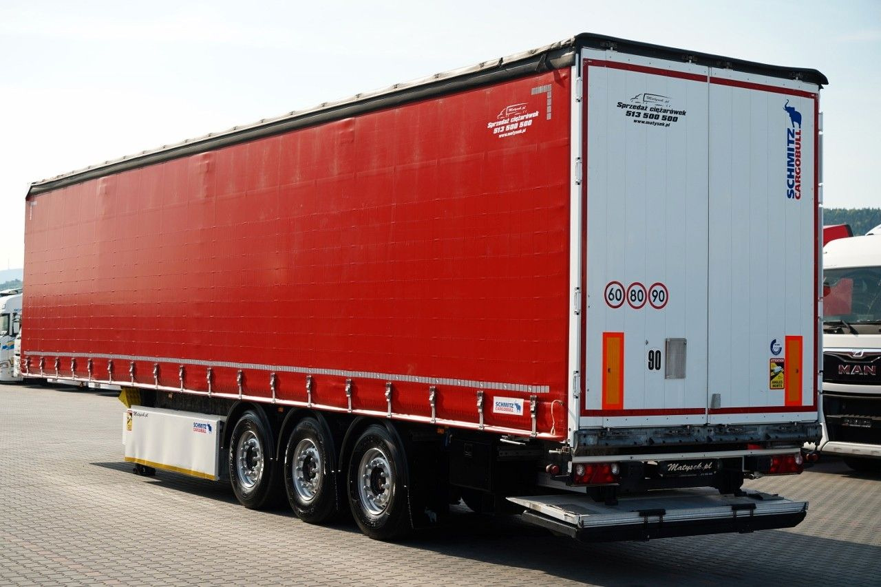 Schmitz Cargobull FIRANKA / STANDARD / 2x OŚ PODNOSZONA / WINDA / - Curtainsider semi-trailer: picture 3 Schmitz Cargobull FIRANKA / STANDARD / 2x OŚ PODNOSZONA / WINDA / - Curtainsider semi-trailer: picture 3