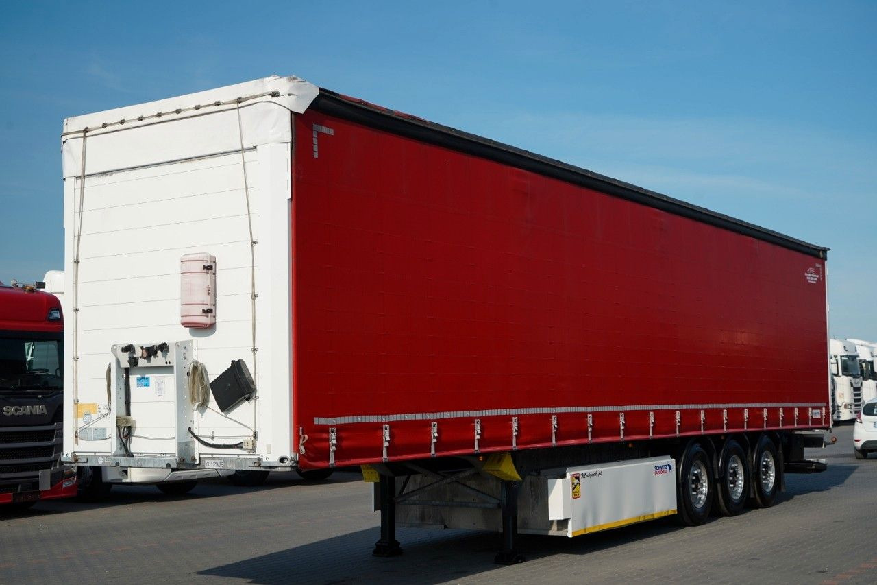 Schmitz Cargobull FIRANKA / STANDARD / 2x OŚ PODNOSZONA / WINDA / - Curtainsider semi-trailer: picture 2 Schmitz Cargobull FIRANKA / STANDARD / 2x OŚ PODNOSZONA / WINDA / - Curtainsider semi-trailer: picture 2