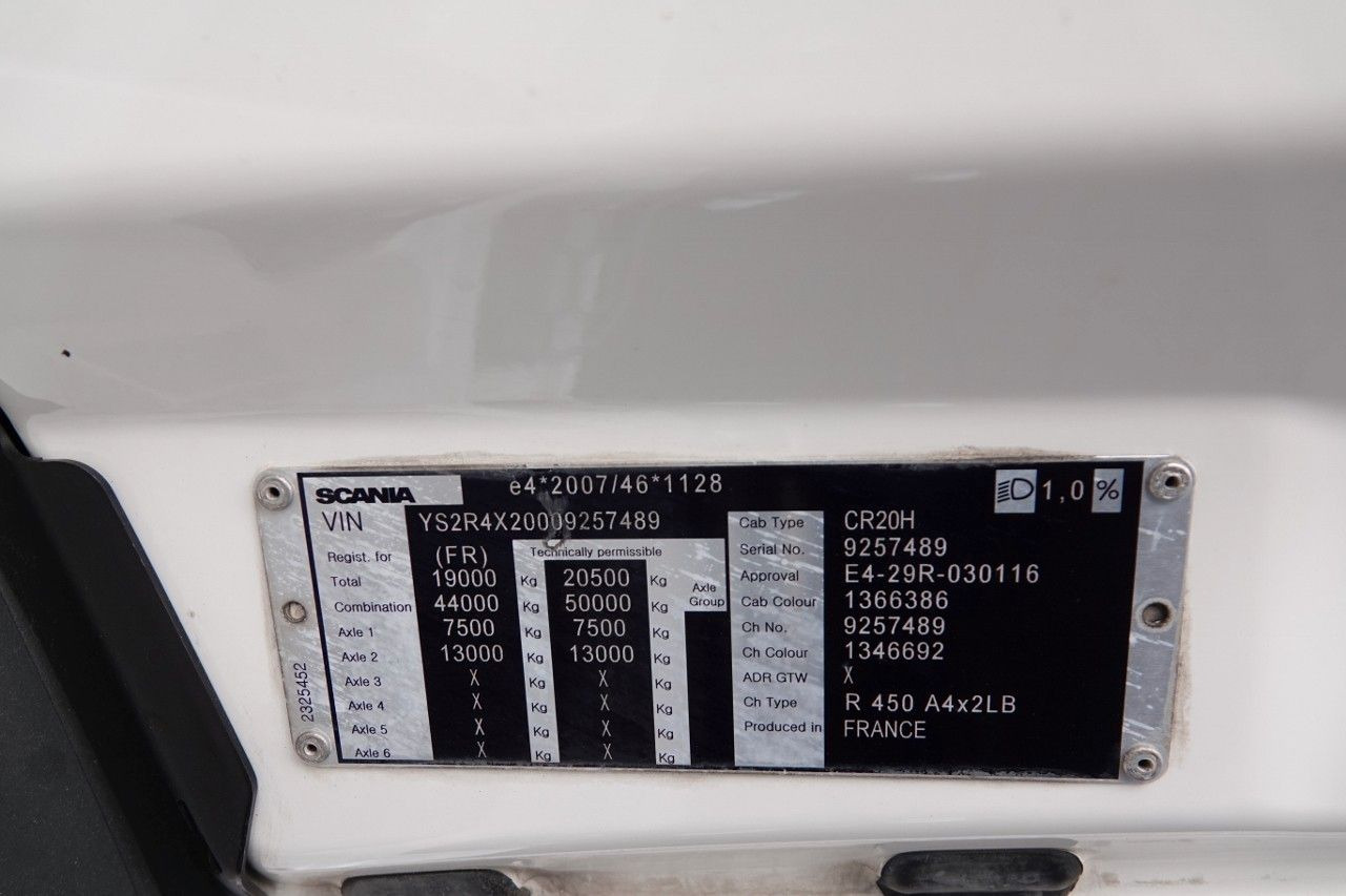 Tractor unit Scania R 450 / RETARDER / HYDRAULIKA  / FULL AIRMATIC: picture 18