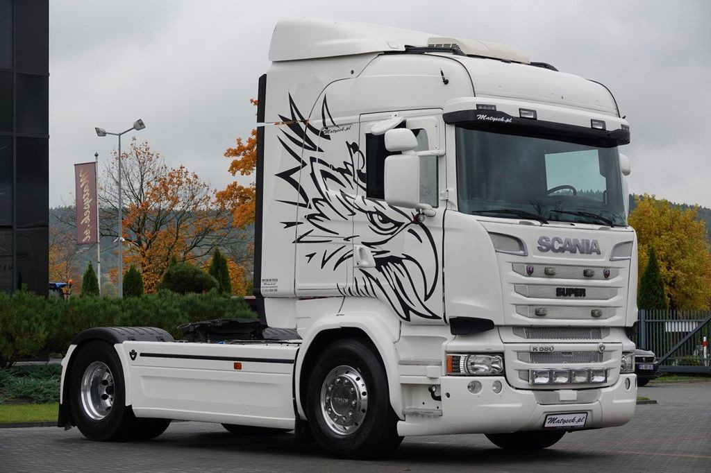 Tractor unit Scania R 580 / V8 / RETARDER / CAŁA NA PODUSZKACH: picture 1