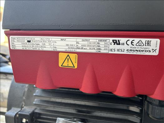 Food processing equipment Grundfos CRNE10-09-J-CA Centrifugal pump: picture 6