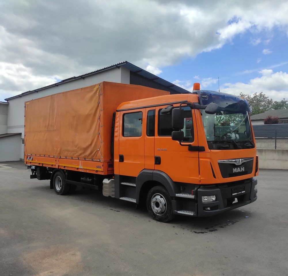 MAN TGL 8.180 DOKA / 6 OSOBOWY /BUTRO-PLANDEKA / - Curtainsider truck: picture 5 MAN TGL 8.180 DOKA / 6 OSOBOWY /BUTRO-PLANDEKA / - Curtainsider truck: picture 5