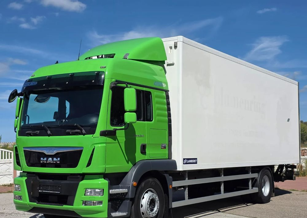 MAN TGM 18.340 / 18.290 / 15.290 / IZOTERMA / WINDA / 19PALET /E6 / SPROWADZONY / AUTOMAT / SYPIALKA / PIERWSZY WŁAŚCICIEL / BOCZNE DRZWI / STAN BARDZO DOBRY - Refrigerator truck: picture 1 MAN TGM 18.340 / 18.290 / 15.290 / IZOTERMA / WINDA / 19PALET /E6 / SPROWADZONY / AUTOMAT / SYPIALKA / PIERWSZY WŁAŚCICIEL / BOCZNE DRZWI / STAN BARDZO DOBRY - Refrigerator truck: picture 1